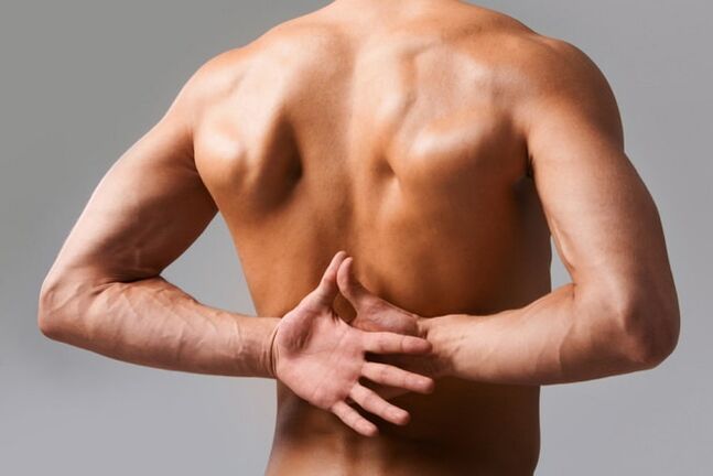 bolečine v hrbtu z ledveno osteohondrozo fotografija 1