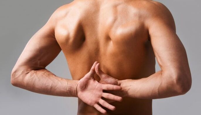 bolečine v hrbtu z osteohondrozo v prsih