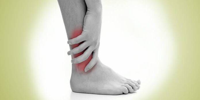 bolečine v nogah z artrozo gležnja